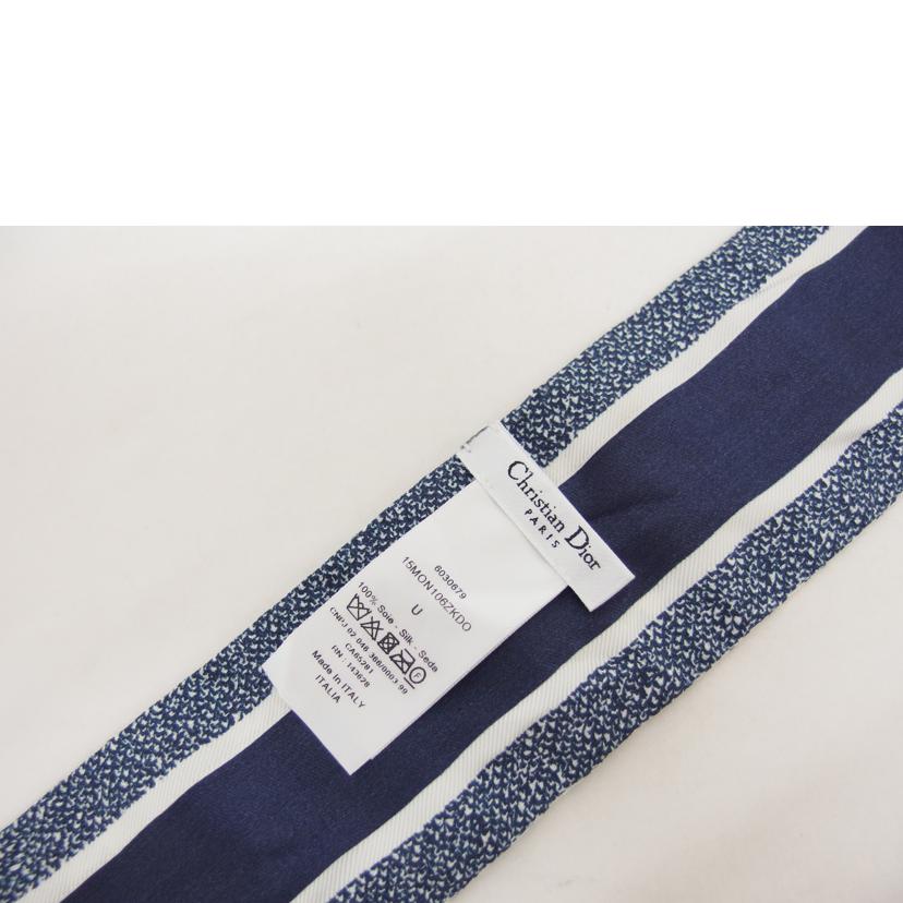Christian Dior クリスチャンディオール/ミッツァ/シルクスカーフ/ネイビー/15MON106ZKDO//603****/ABランク/04