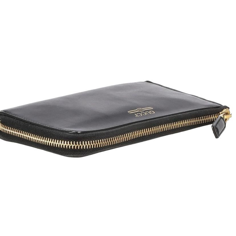 GUCCI /ロゴプリントコーナージップロングウォレット/573116//041*/ABランク/78