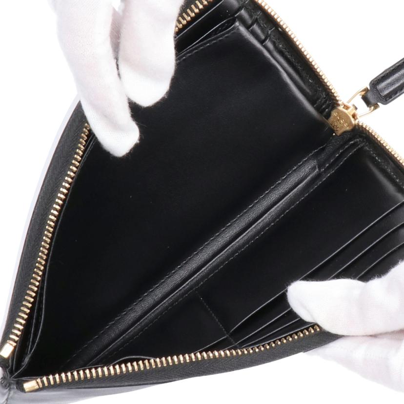 GUCCI /ロゴプリントコーナージップロングウォレット/573116//041*/ABランク/78