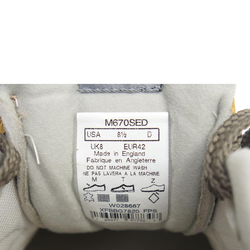 new balance ニューバランス/670/グレー/ブルー/M670SED//サイズ:8 1/2/Aランク/75