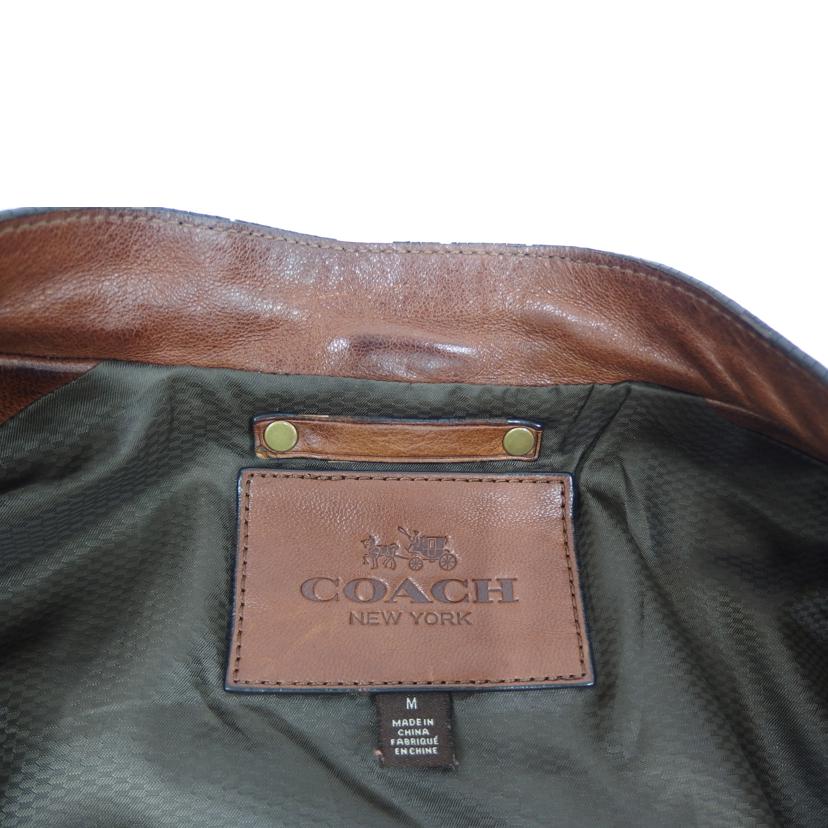 COACH コーチ/COACHシングルライダース/牛革//Bランク/82