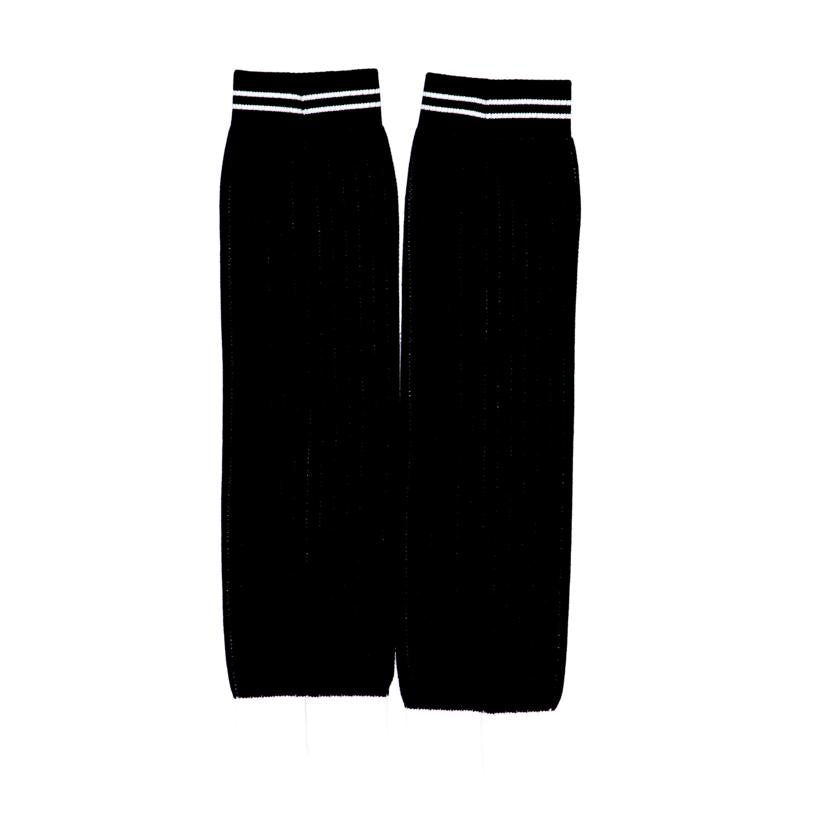 CHANEL シャネル/CHANEL/ゲートル レッグウォーマー/黒//Sランク/75