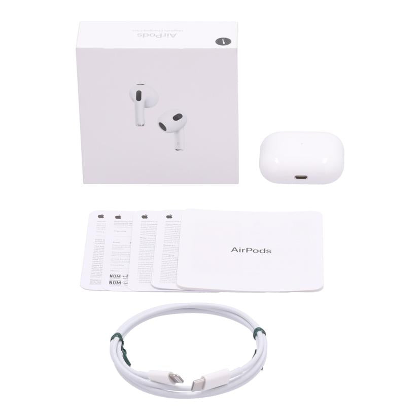 Apple アップル/AirPods(第3世代)/MME73J/A//VVCY6WFGYJ/Bランク/65