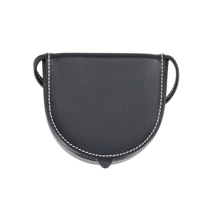 LOEWE ロエベ/レザーヒールポーチ 黒//ABランク/42