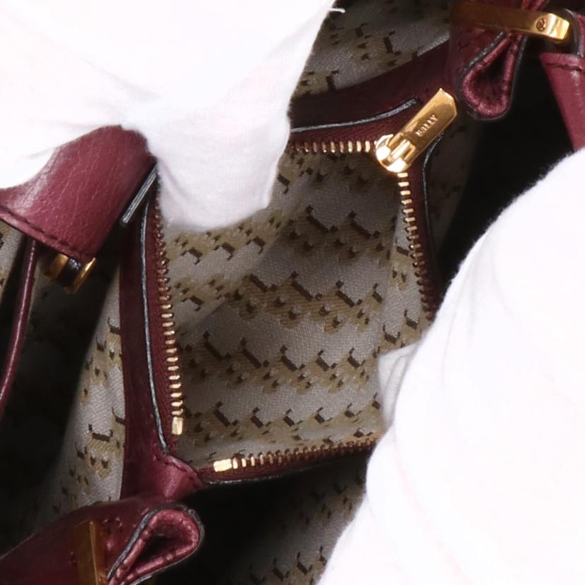 BALLY バリー/JORAH/2Wayレザーバッグ/ボルドー//Aランク/06