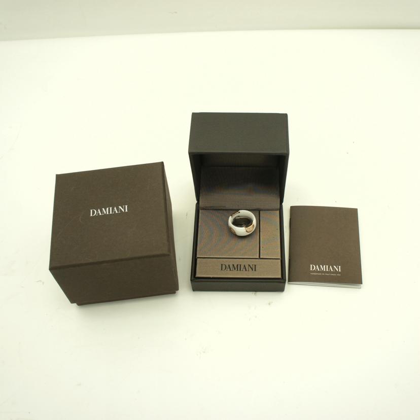 DAMIANI ダミアーニ/K18PGセラミックリング#17/ホワイト//ABランク/93