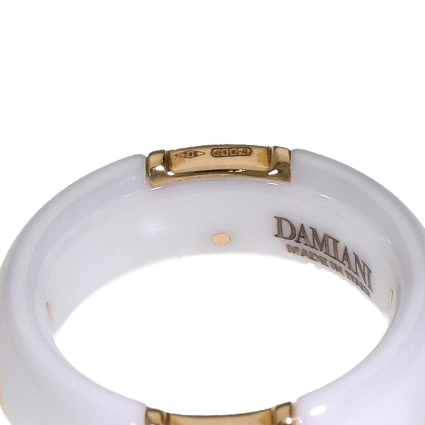 DAMIANI ダミアーニ/K18PGセラミックリング#11/ホワイト//ABランク/93