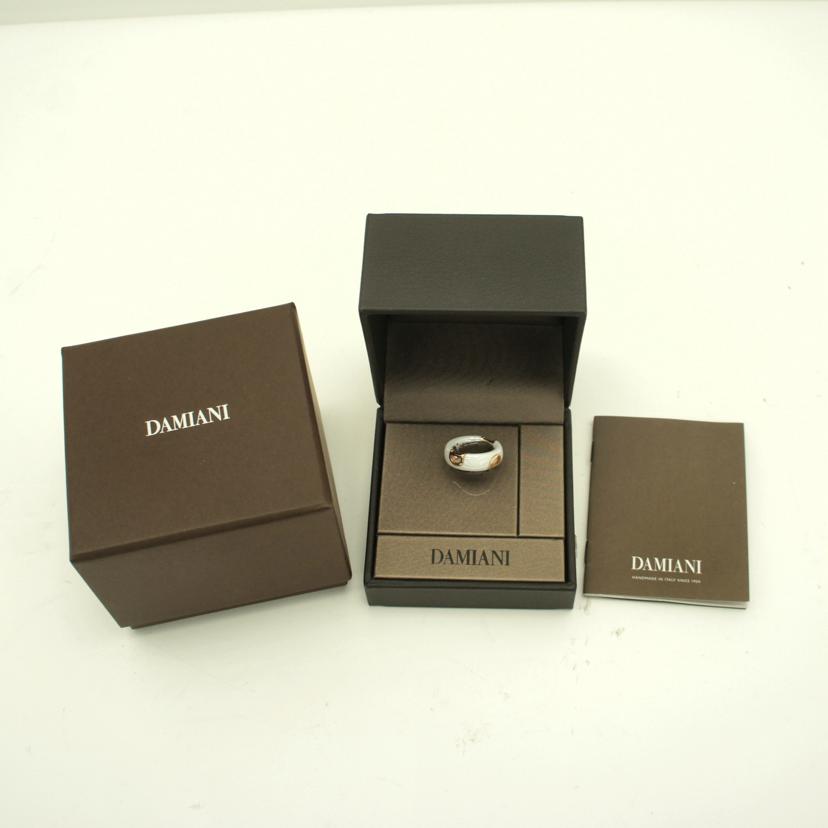 DAMIANI ダミアーニ/K18PGセラミックリング#11/ホワイト//ABランク/93