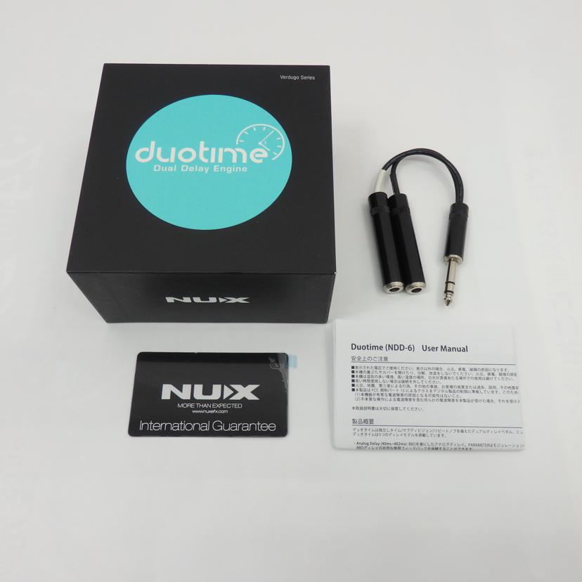 NUX ニューエックス/エフェクター/ディレイ/NDD-6 Duotime//NDD622B20131/Aランク/77