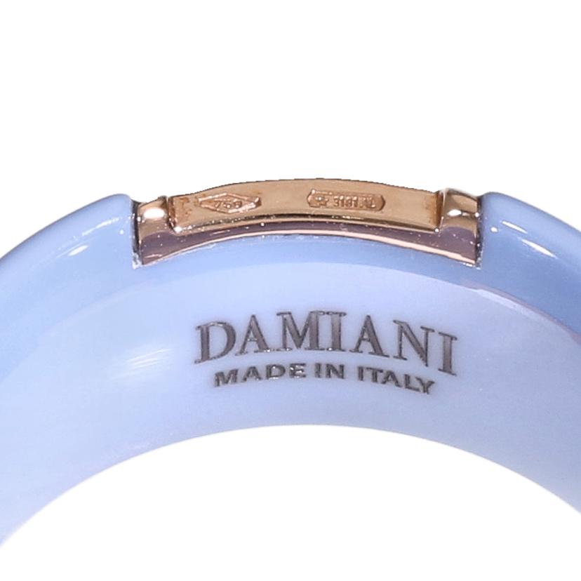 DAMIANI ダミアーニ/K18PGセラミックリング#17/ブルー//ABランク/93