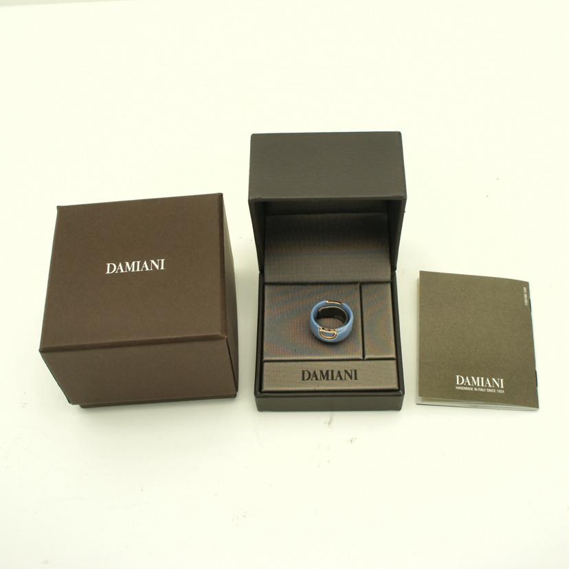 DAMIANI ダミアーニ/K18PGセラミックリング#17/ブルー//ABランク/93
