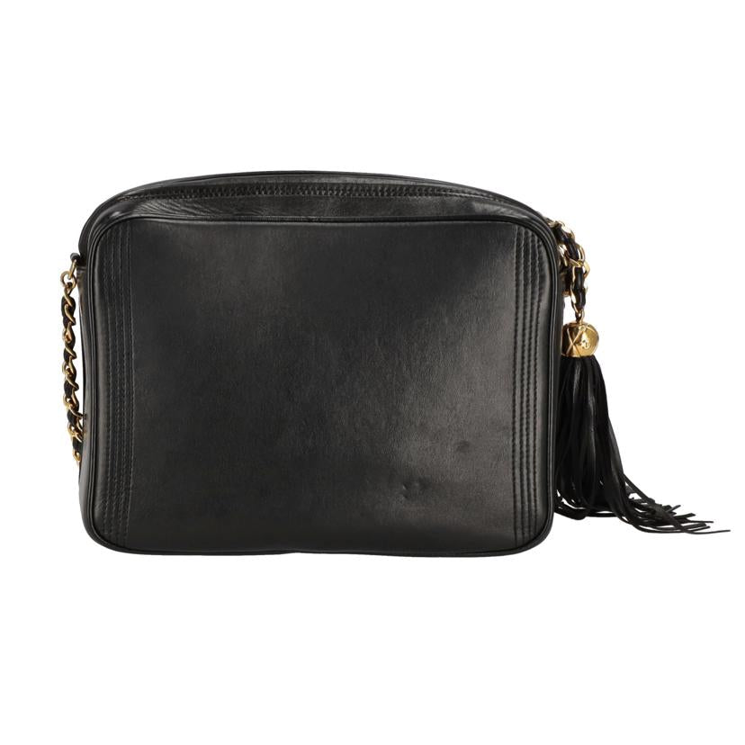 CHANEL シャネル/ココマークラムフリンジチェーンショルダー//ABランク/38