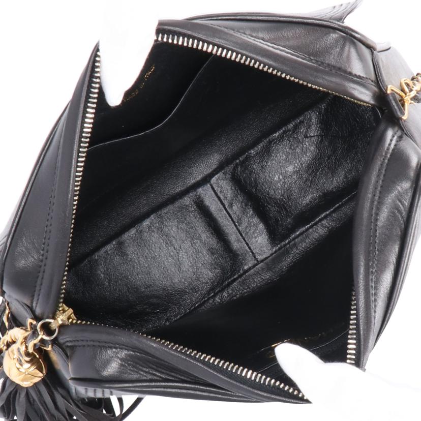 CHANEL シャネル/ココマークラムフリンジチェーンショルダー//ABランク/38