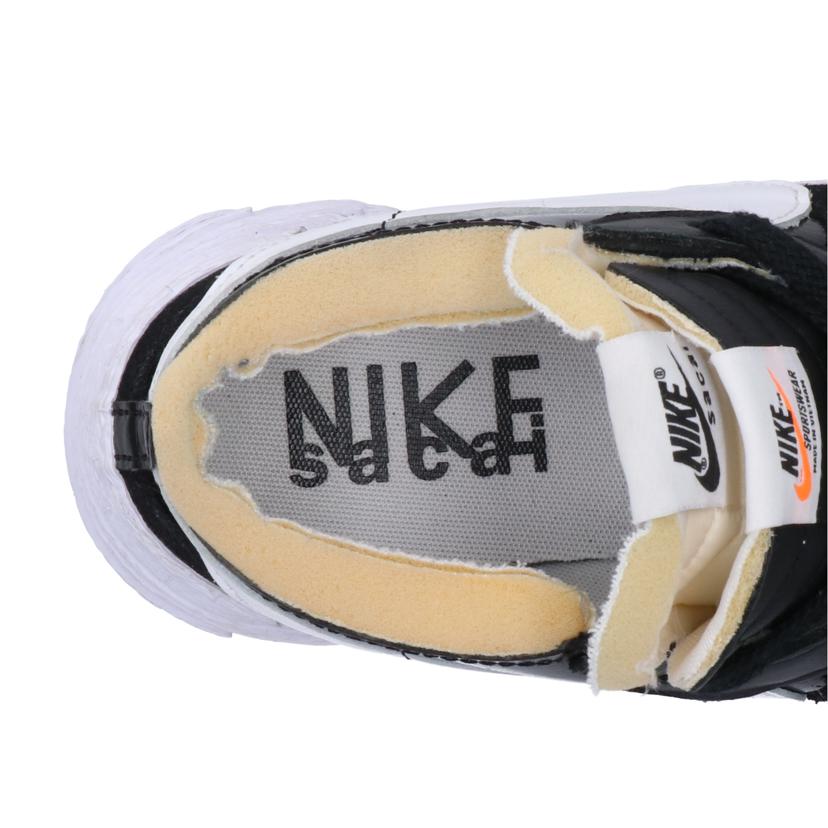 nike NIKE/blazer low/sacai ②/dm6443-001//Bランク/78