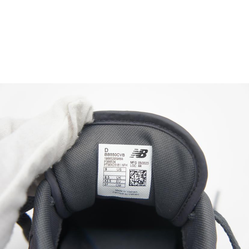 NB ニューバランス/550/ダークグレー/BB550CVB//サイズ:27㎝/Aランク/75