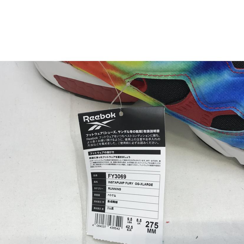 Reebok×XLARGE リーボック×エクストララージ/INSTAPUMP FURY OG-XLARGE/FY3069//Aランク/51