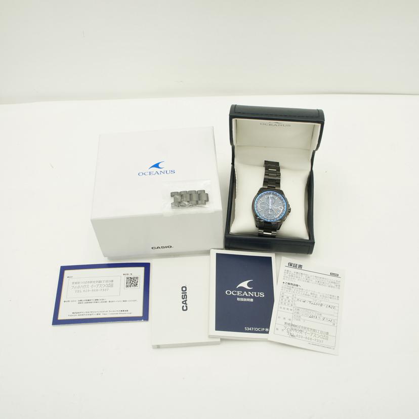 CASIO カシオ/OCEANUS CLASSIC Line/電波ソーラー/OCW-T2600B-1AJF//953***/ABランク/37