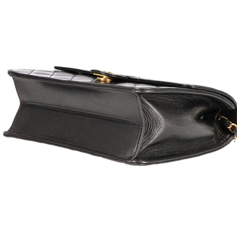 CHANEL シャネル/ プッシュロックラムチェーンショルダー//ABランク/38