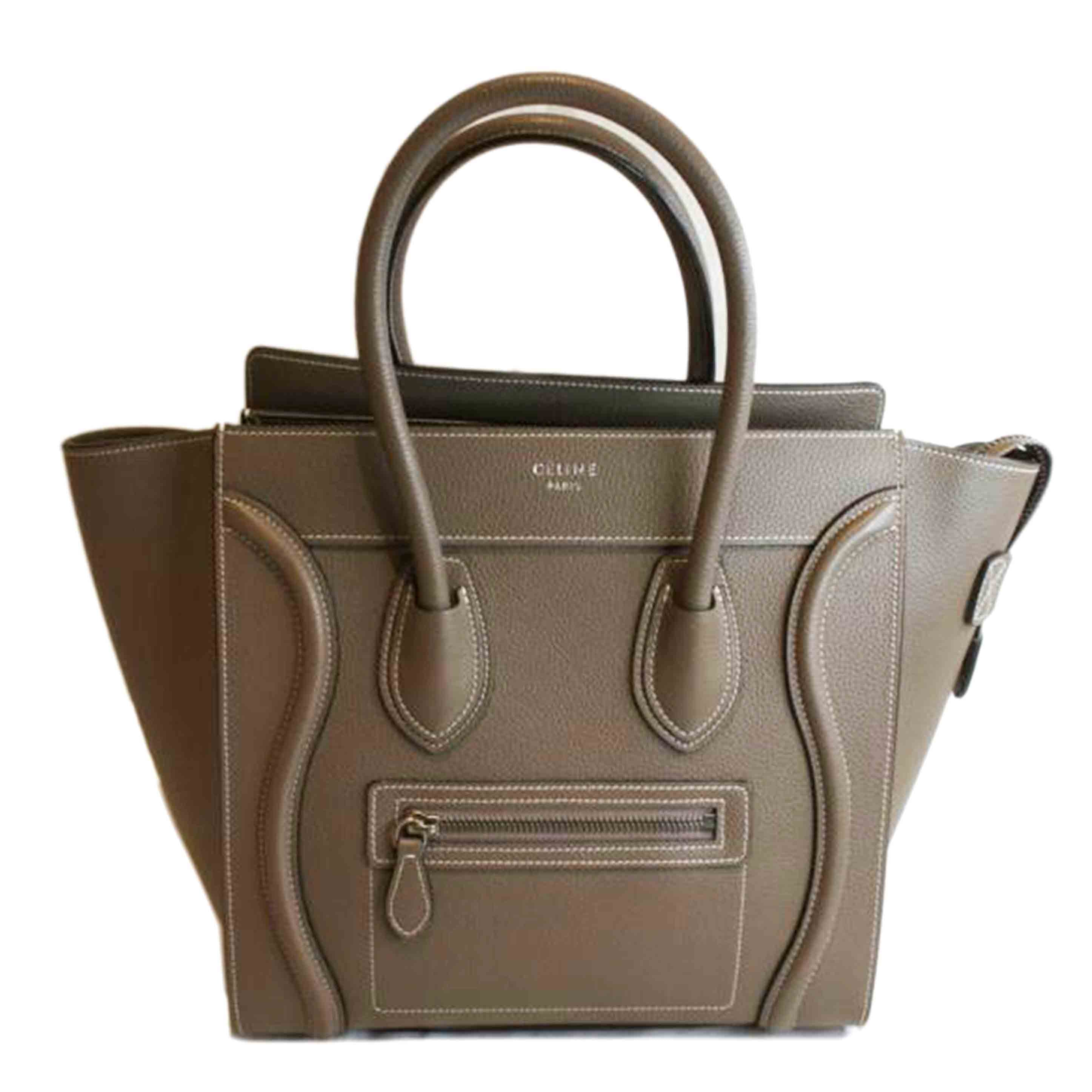 CELINE セリーヌ/ラゲージマイクロショッパーベージュ//Aランク/92