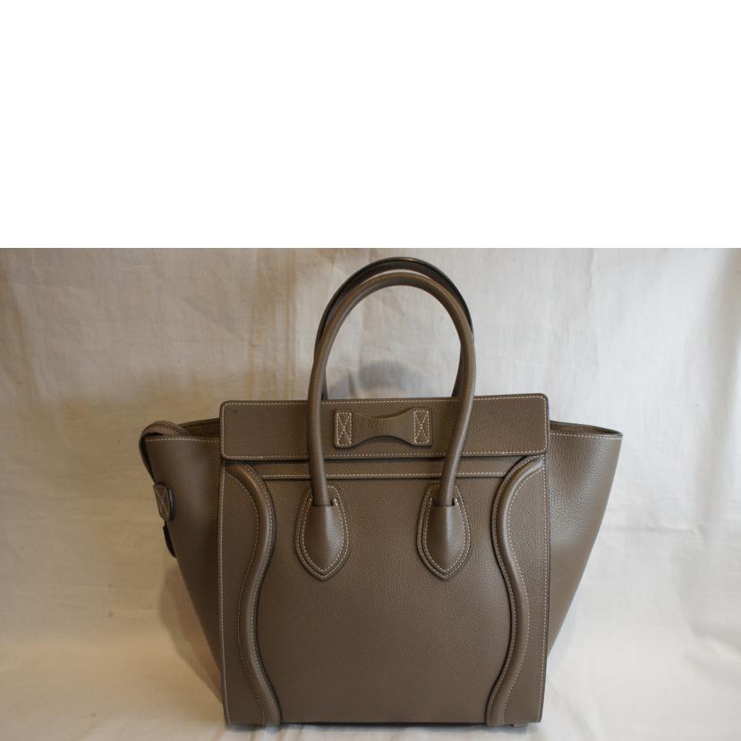 CELINE セリーヌ/ラゲージマイクロショッパーベージュ//Aランク/92
