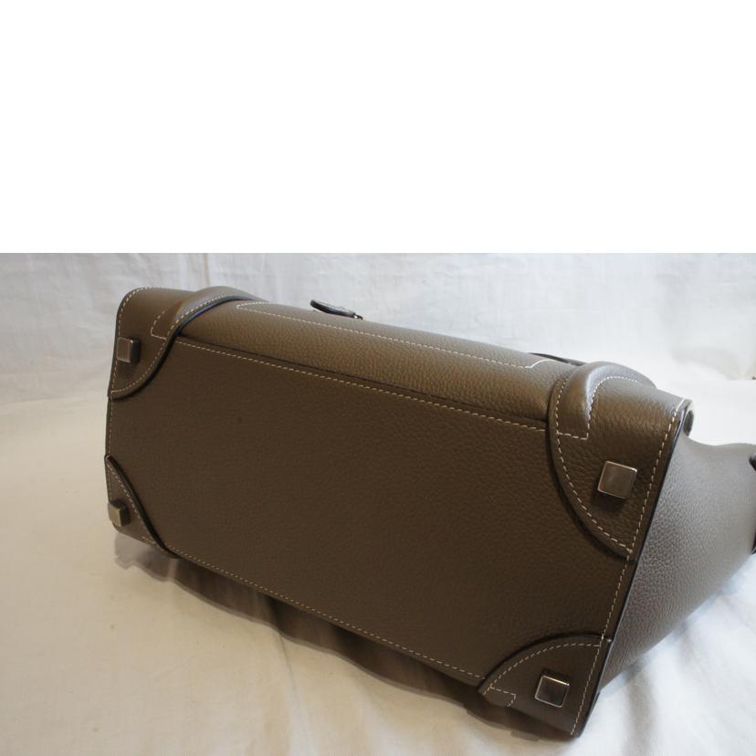 CELINE セリーヌ/ラゲージマイクロショッパーベージュ//Aランク/92