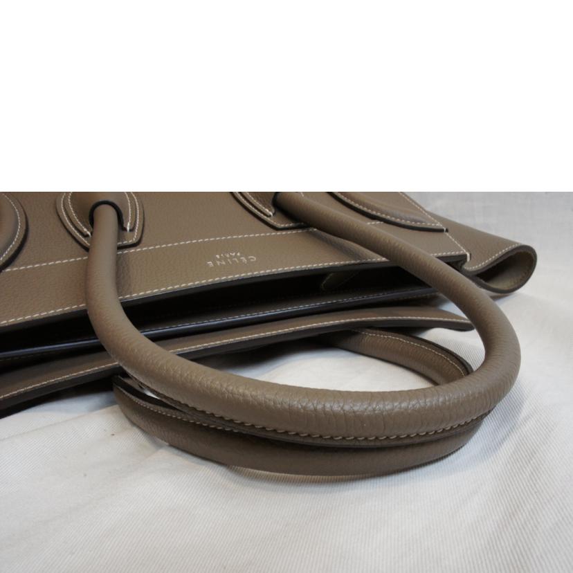 CELINE セリーヌ/ラゲージマイクロショッパーベージュ//Aランク/92