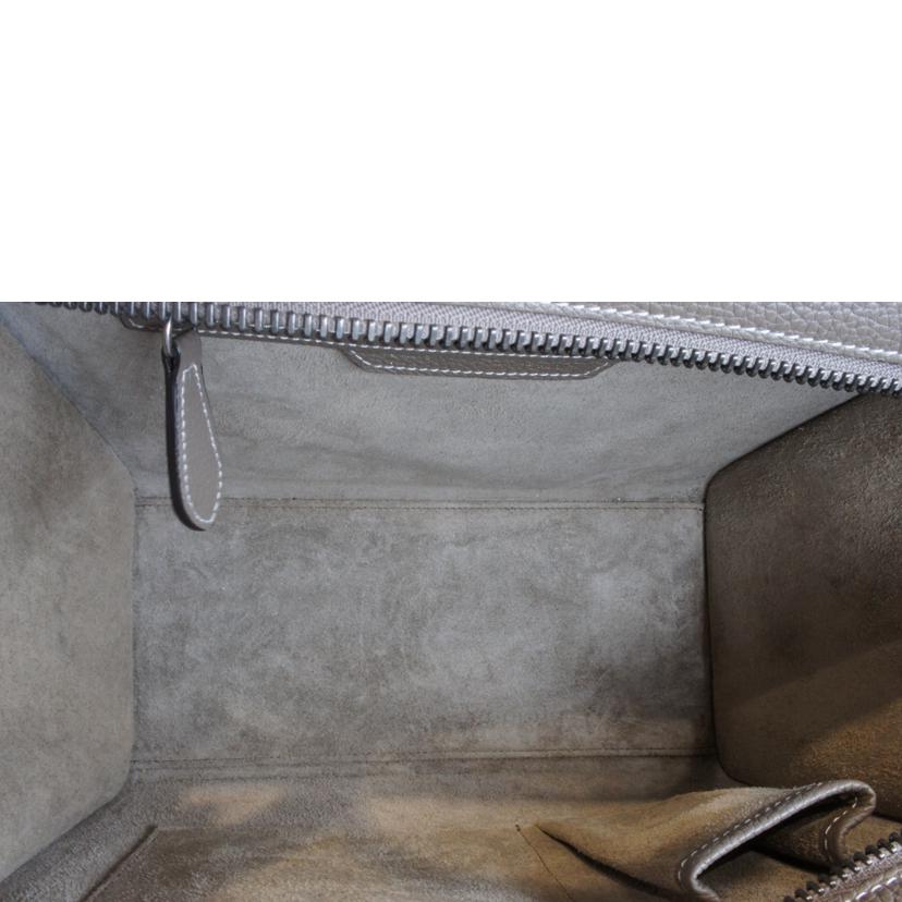 CELINE セリーヌ/ラゲージマイクロショッパーベージュ//Aランク/92