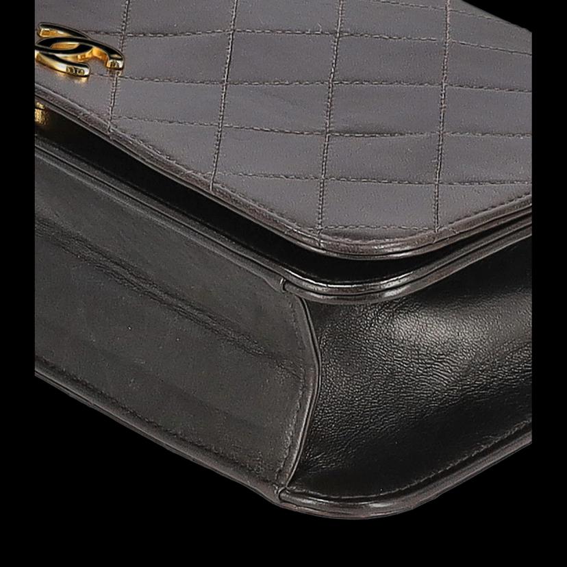 CHANEL/ラムスキンマトラッセフルフラッププッシュロックチェーンショルダー/A03571//443****/ABランク/78