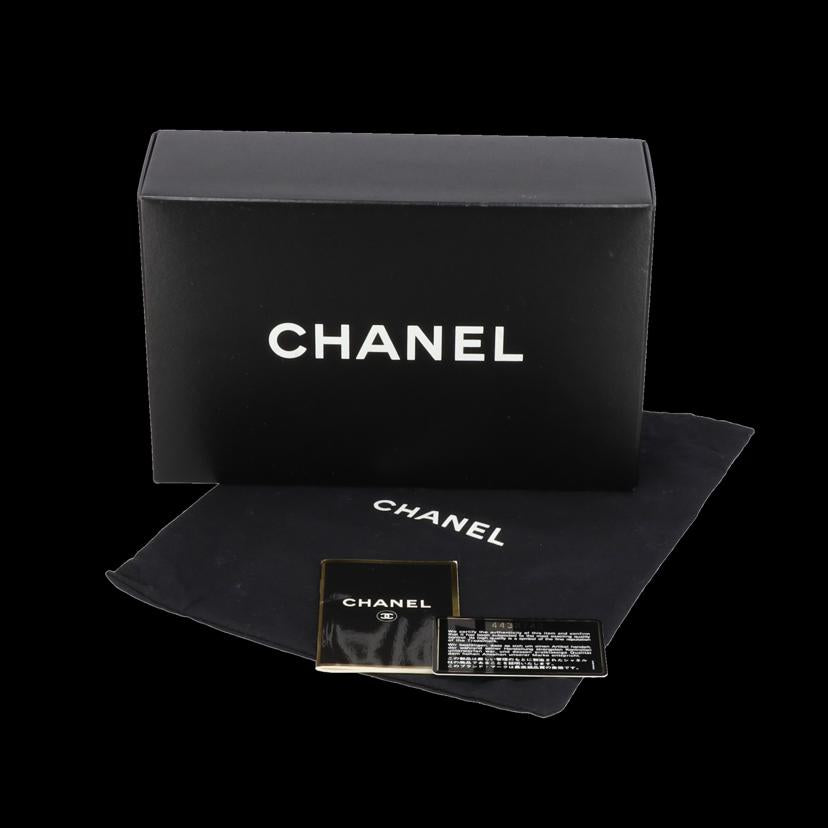 CHANEL/ラムスキンマトラッセフルフラッププッシュロックチェーンショルダー/A03571//443****/ABランク/78