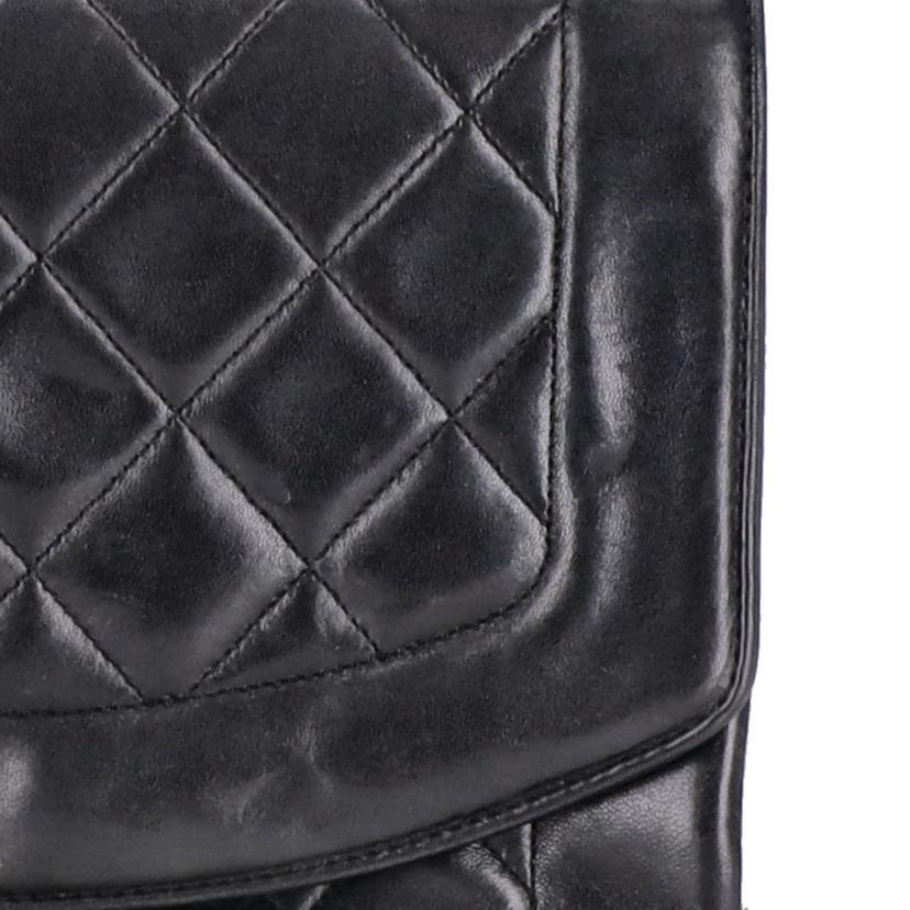 CHANEL シャネル/マトラッセラムスキンダイアナフラツプチェーンショルダー//188****/Aランク/19