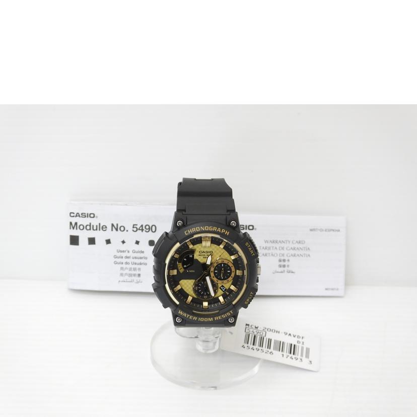 CASIO カシオ/スタンダード/クロノグラフ/デイト/海外モデル/クォーツ/MCW-200H-9AV//Aランク/88