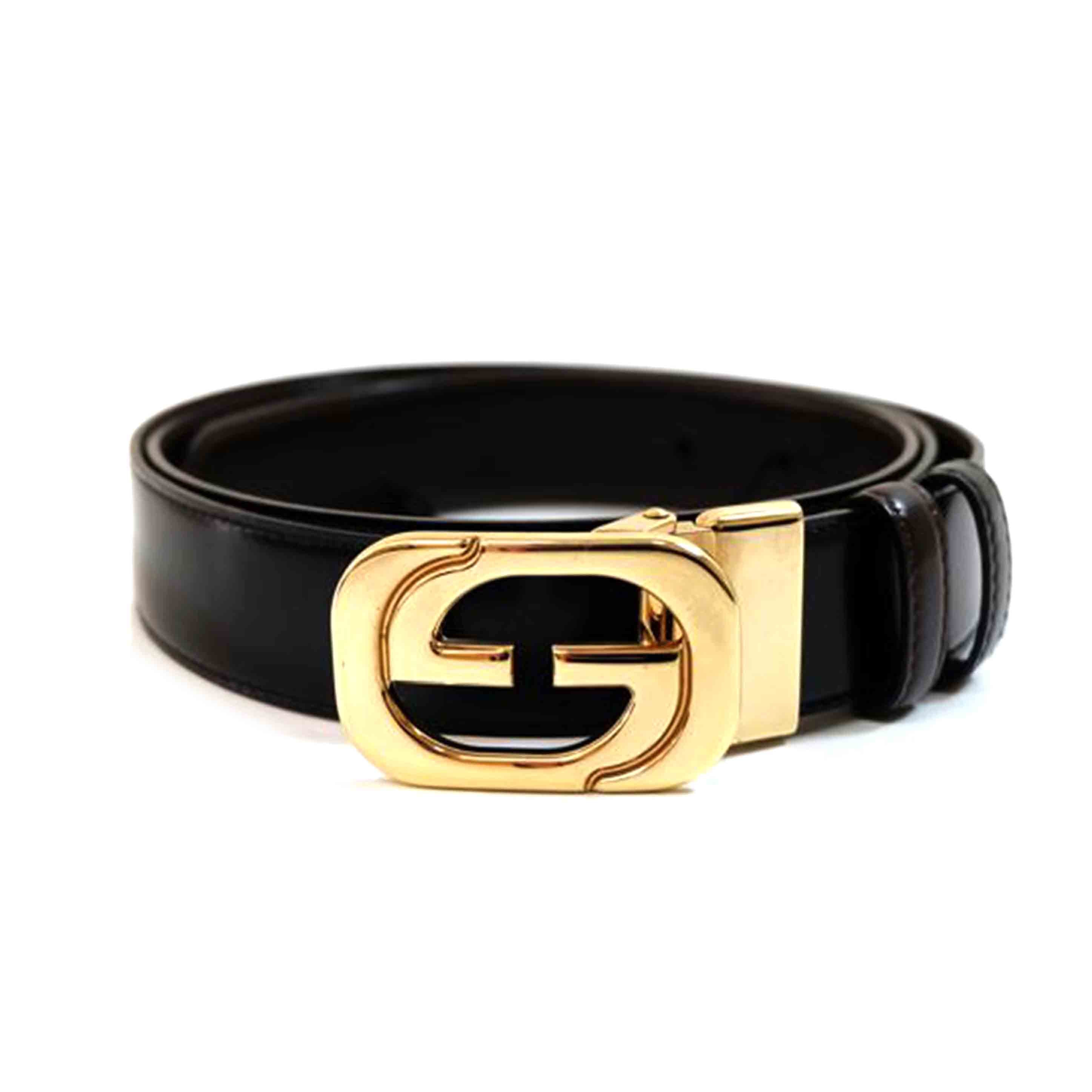 GUCCI グッチ/Gロゴバックルリバーシブルレザーベルト/105.42.036 1192.2120//Sランク/71