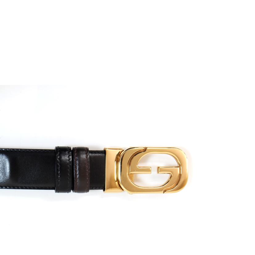 GUCCI グッチ/Gロゴバックルリバーシブルレザーベルト/105.42.036 1192.2120//Sランク/71