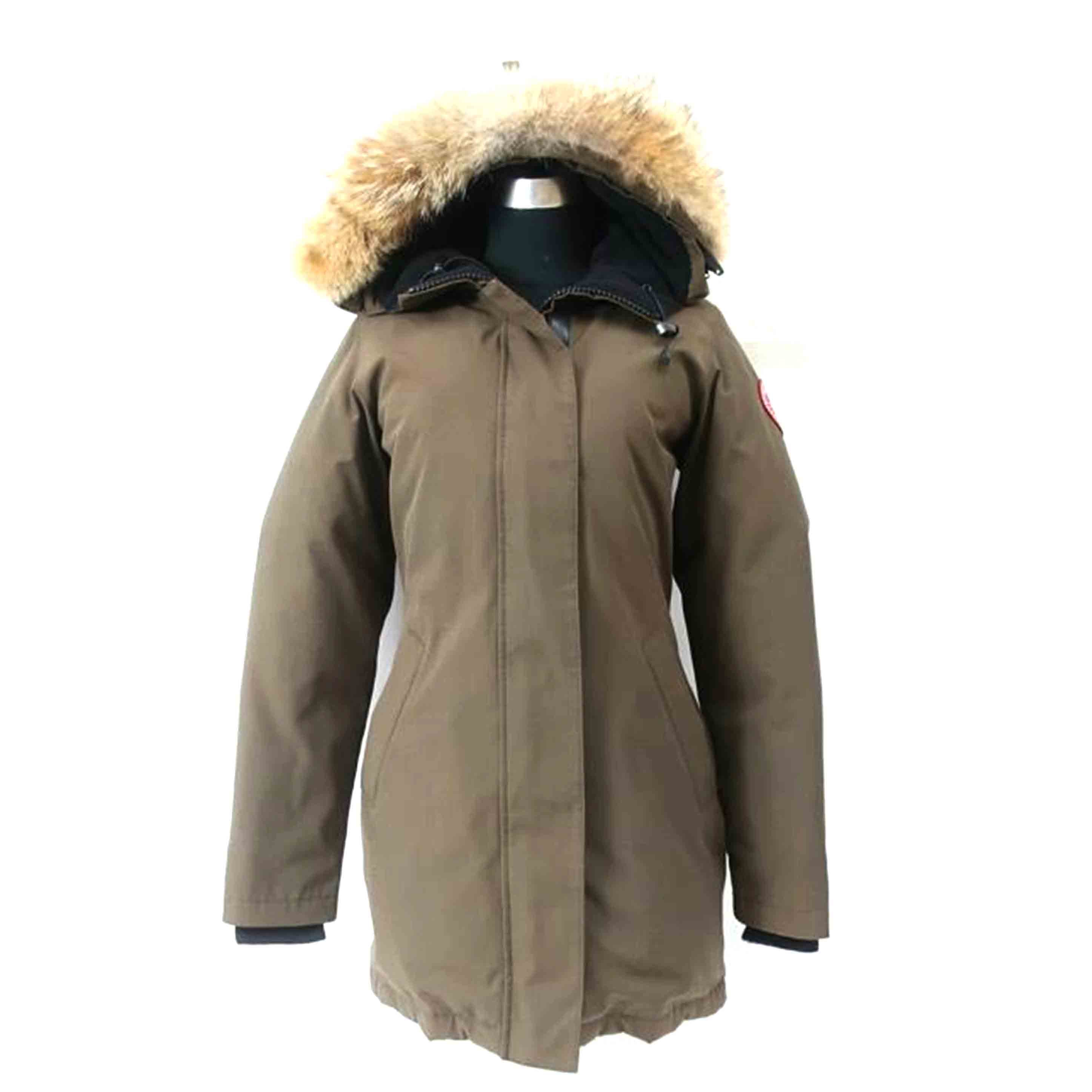 CANADA GOOSE カナダグース/ダウンコート XSサイズ レディース ダークブラウン//ABランク/65