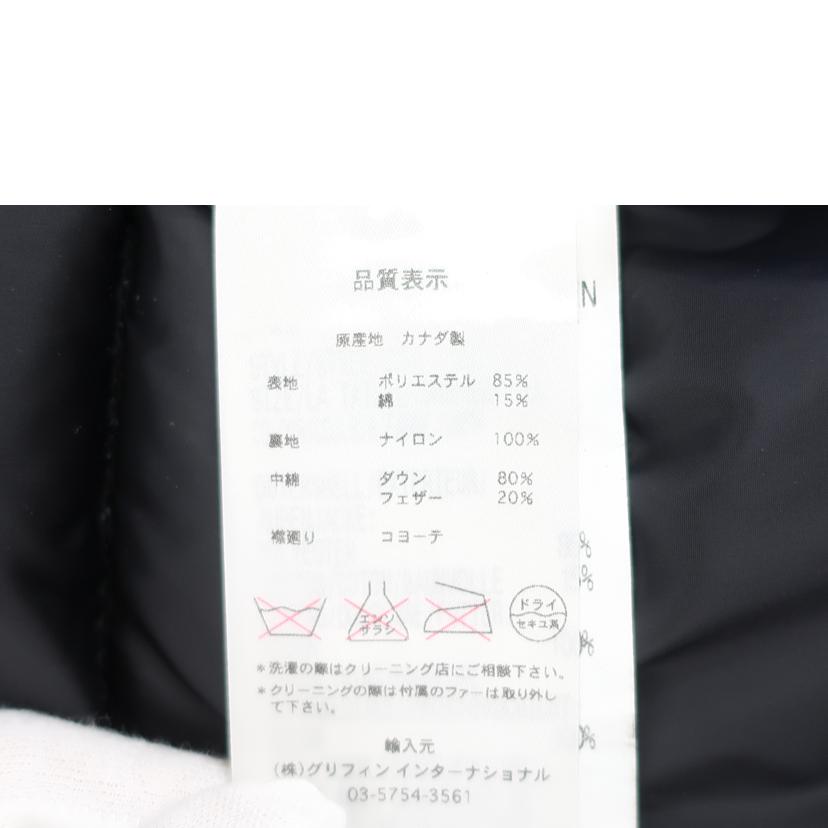 CANADA GOOSE カナダグース/ダウンコート XSサイズ レディース ダークブラウン//ABランク/65