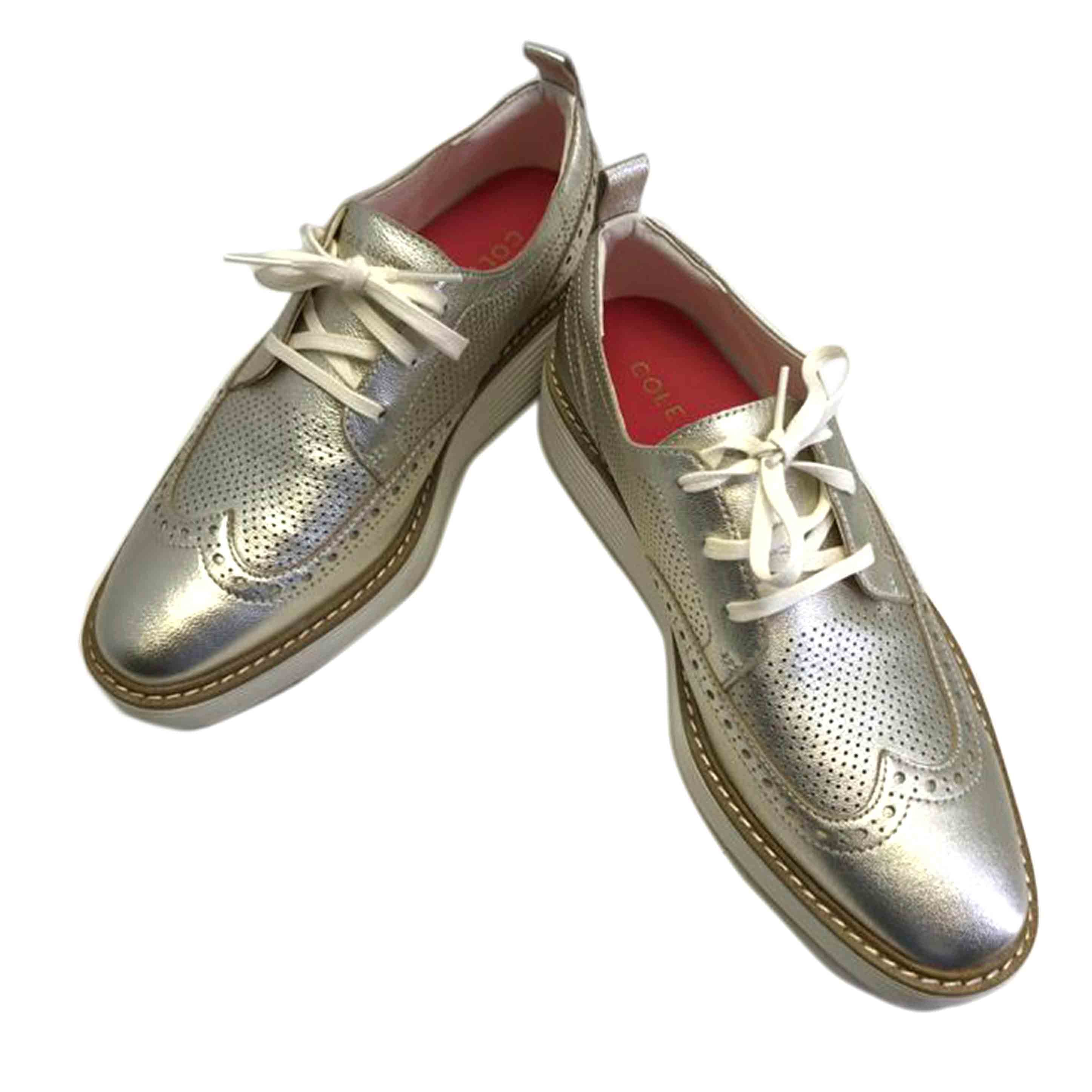 COLE HAAN コールハーン/オリジナルグランド プラットフォーム ウィングチップ オックスフォード/W28355//Aランク/51