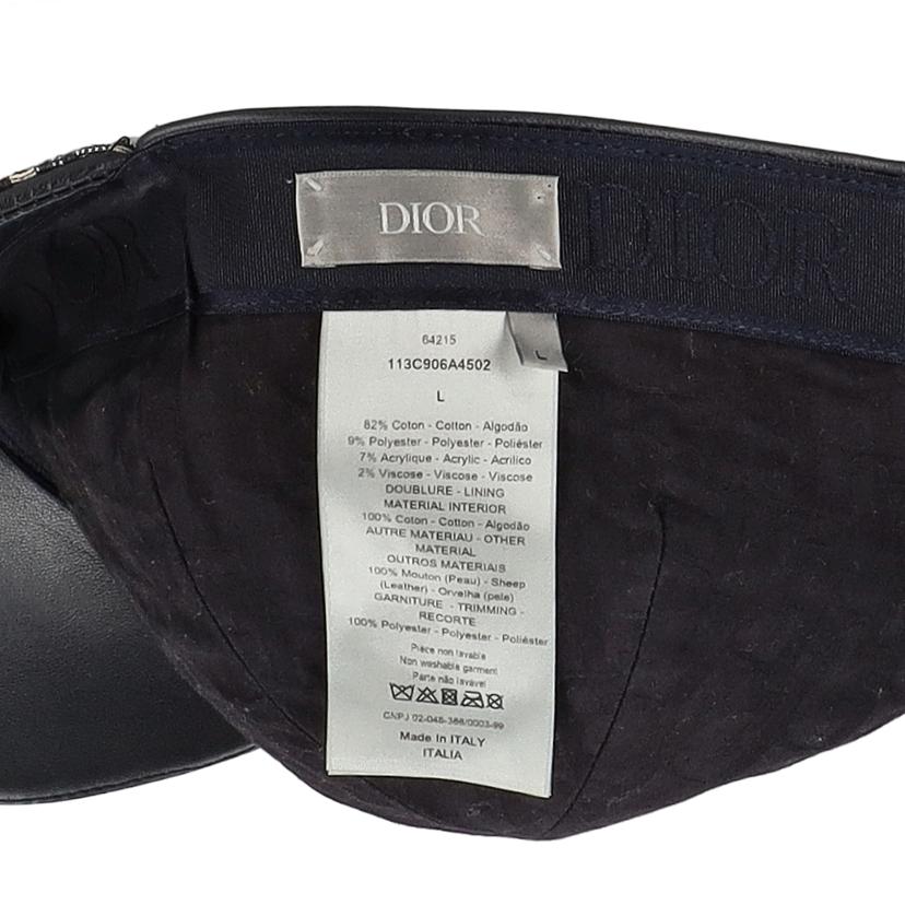 Dior ディオール/トロッター柄オブリークベースボールキャップ/L/113C906A4502//ABランク/75