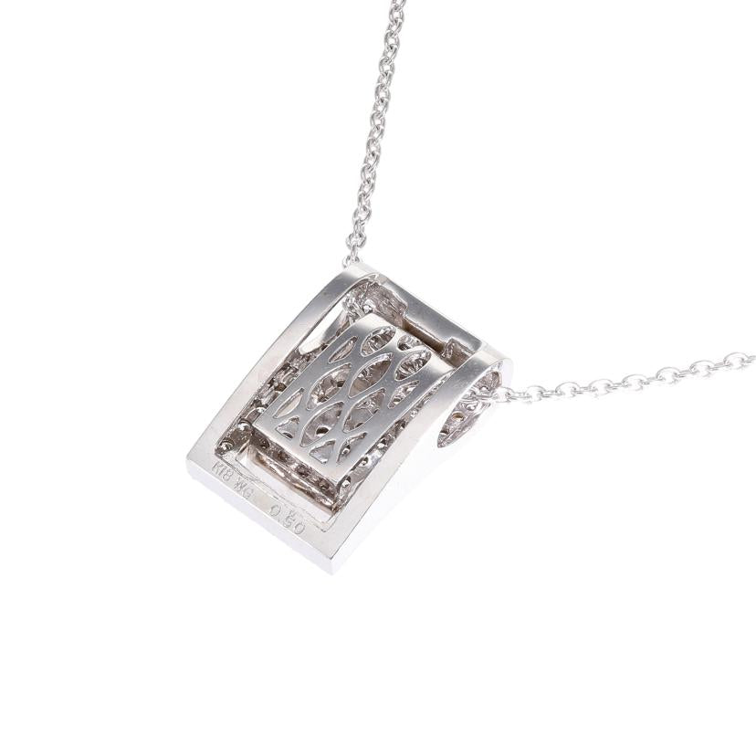 / K18WGダイヤネックレス0.50ct//Aランク/05