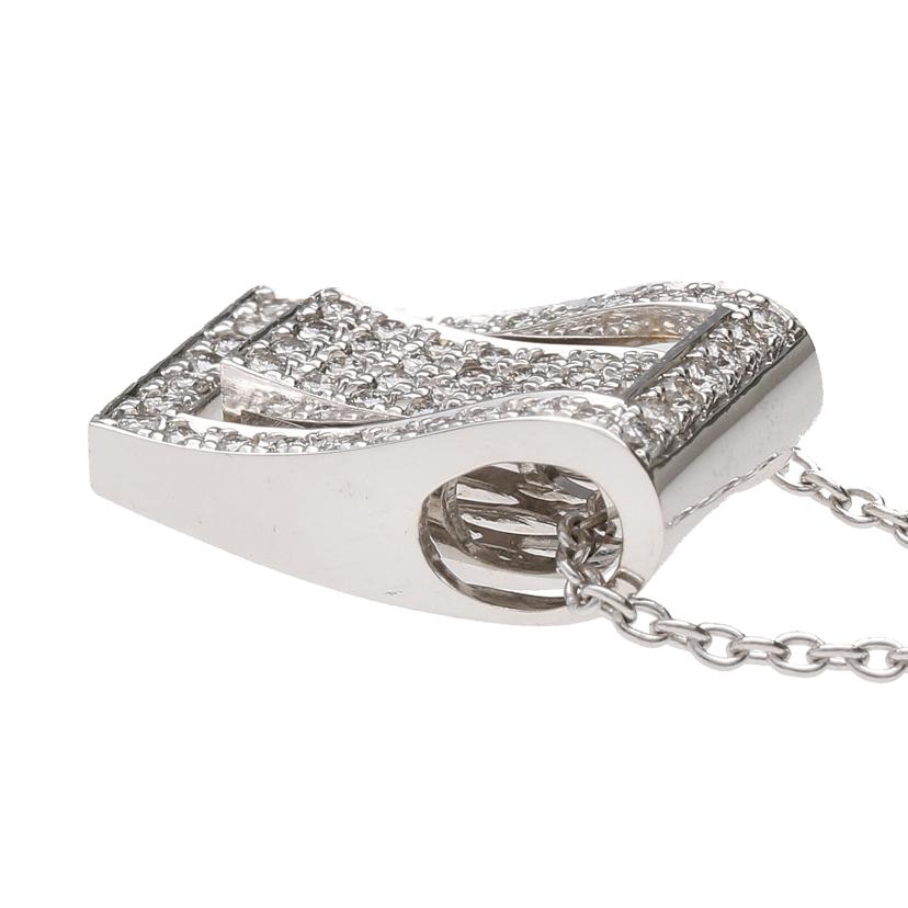 / K18WGダイヤネックレス0.50ct//Aランク/05