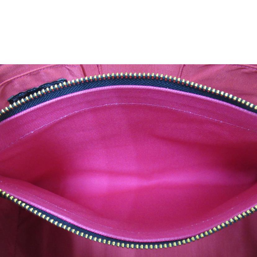 ADMJ/ハンドバッグ/レザー/ネイビー&グレージュ//Aランク/63