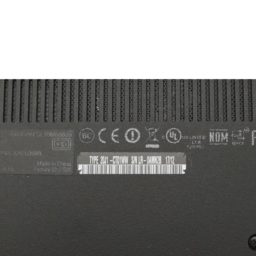 Lenovo レノボ/ThinkPad 13/ノートパソコン/20J1CTO1WW//LR-0AMN2B/ABランク/69