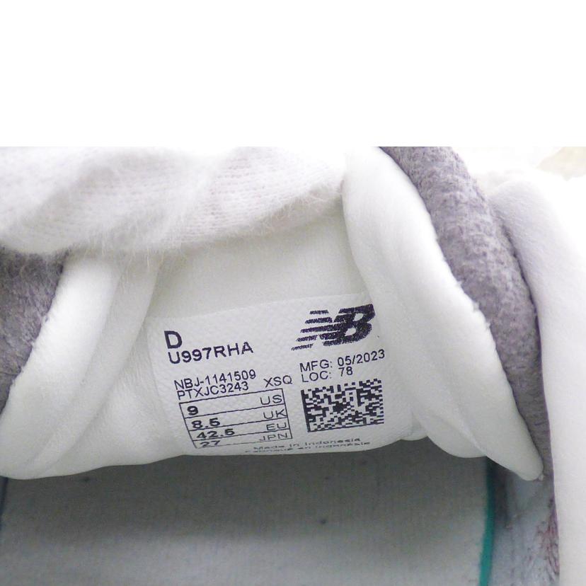 new balance ニューバランス/ローカットスニーカー/U997RHA//Bランク/64