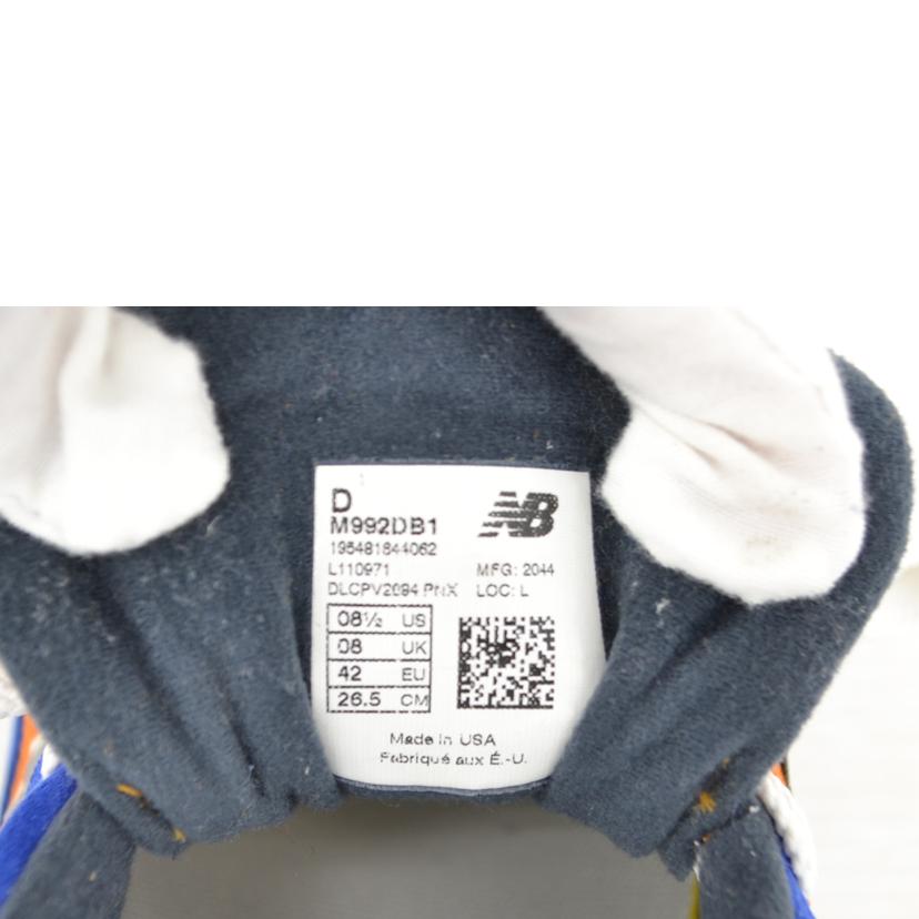 New Balance ニューバランス/NBスニーカー/M992DB1//ABランク/75