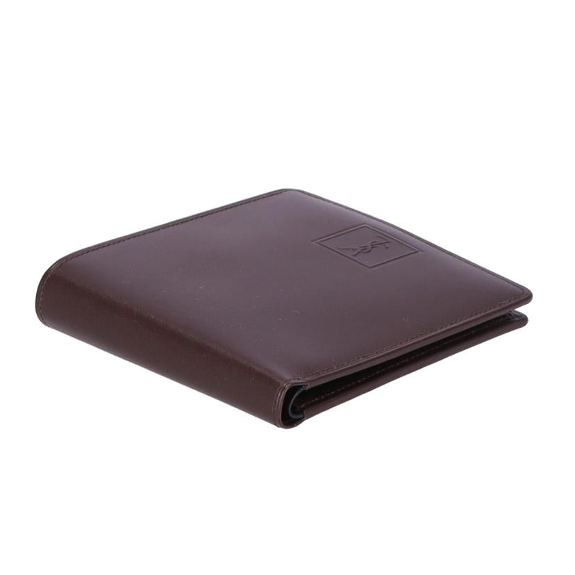 YVES SAINT LAURENT イブサンローラン/2つ折り財布/レザー//Aランク/93