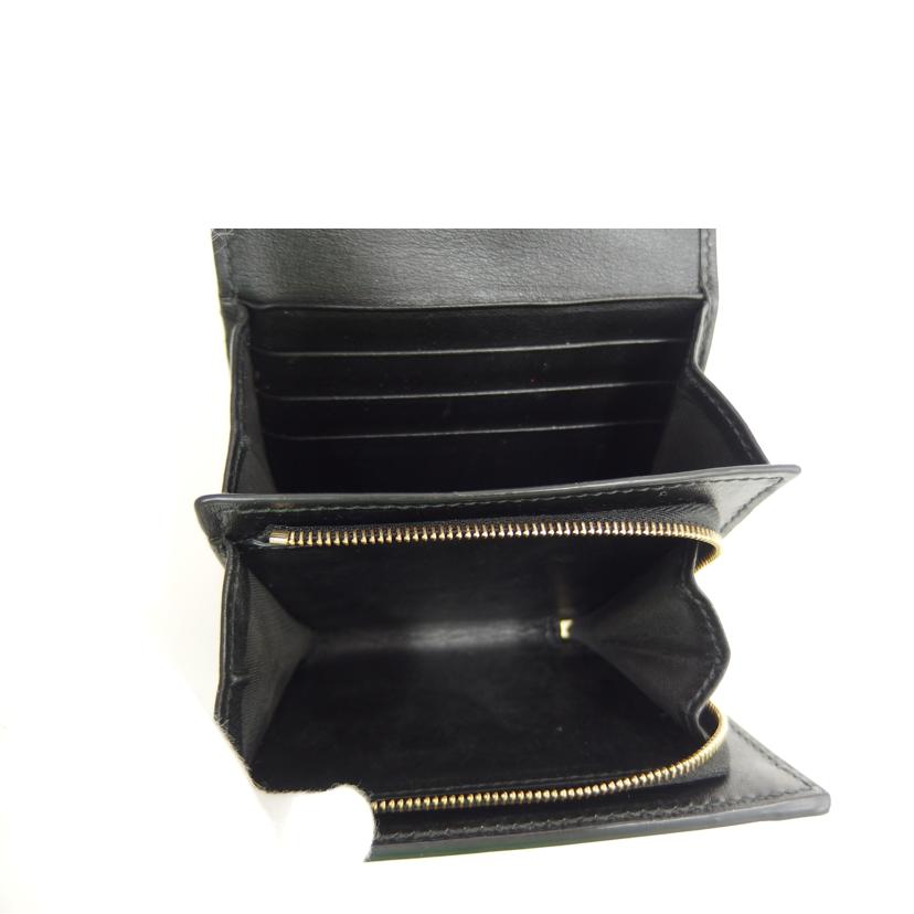 GUCCI グッチ/2つ折り財布/ブラック/カーフ/729799//ABランク/82