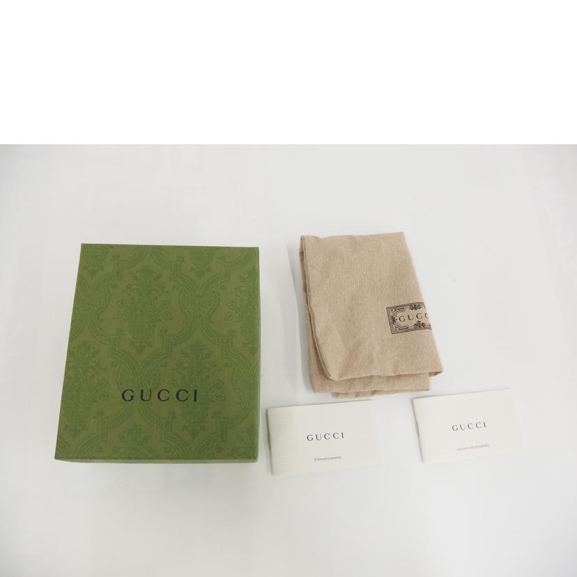 GUCCI グッチ/2つ折り財布/ブラック/カーフ/729799//ABランク/82