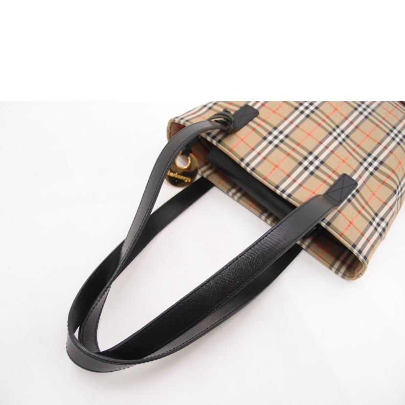 Burberrys バーバリーズ/バーバリーチェックトート/ブラック//ABランク/69