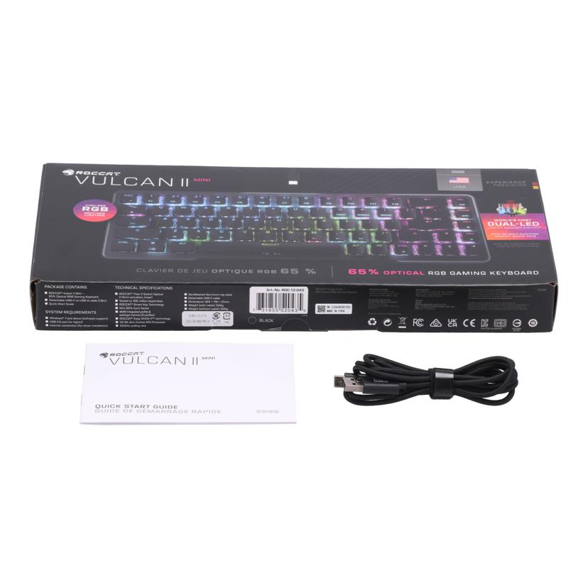 ROCCAT ロキャット /ゲーミングキーボード/VULCANⅡ MINI/ROC-12-043//OM2043M3801820/ABランク/77