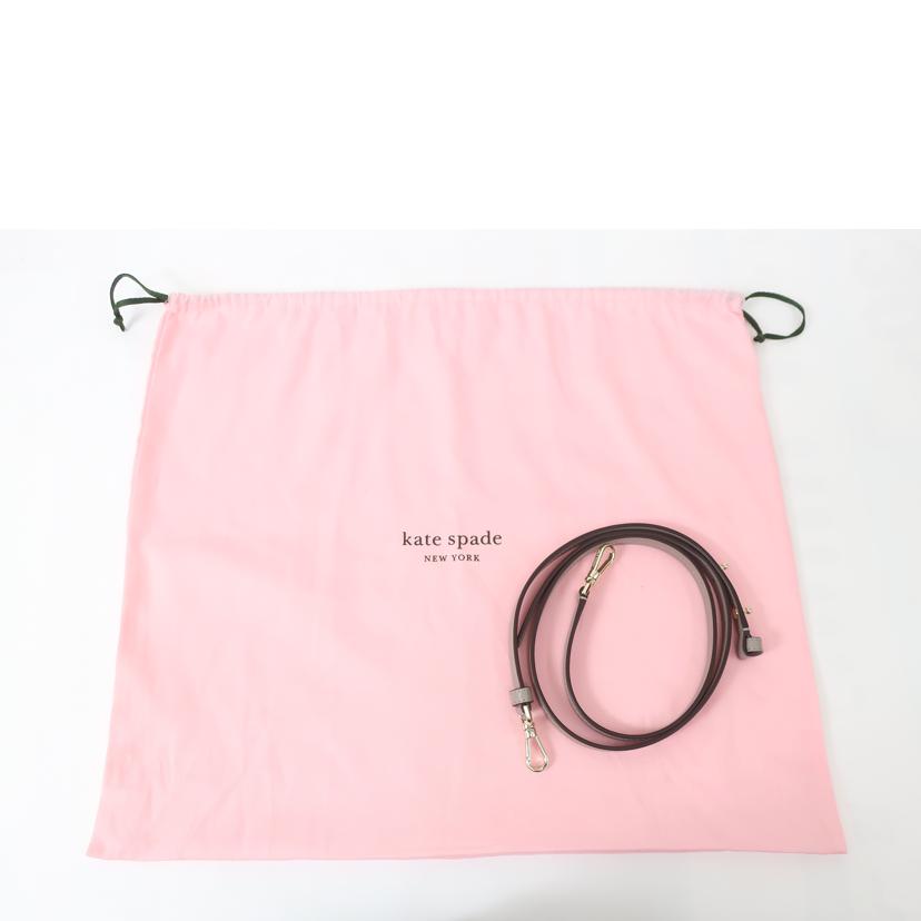 kate spade ケイトスペード/2WAYハンドショルダーバッグ グレージュ オフホワイト//Aランク/65