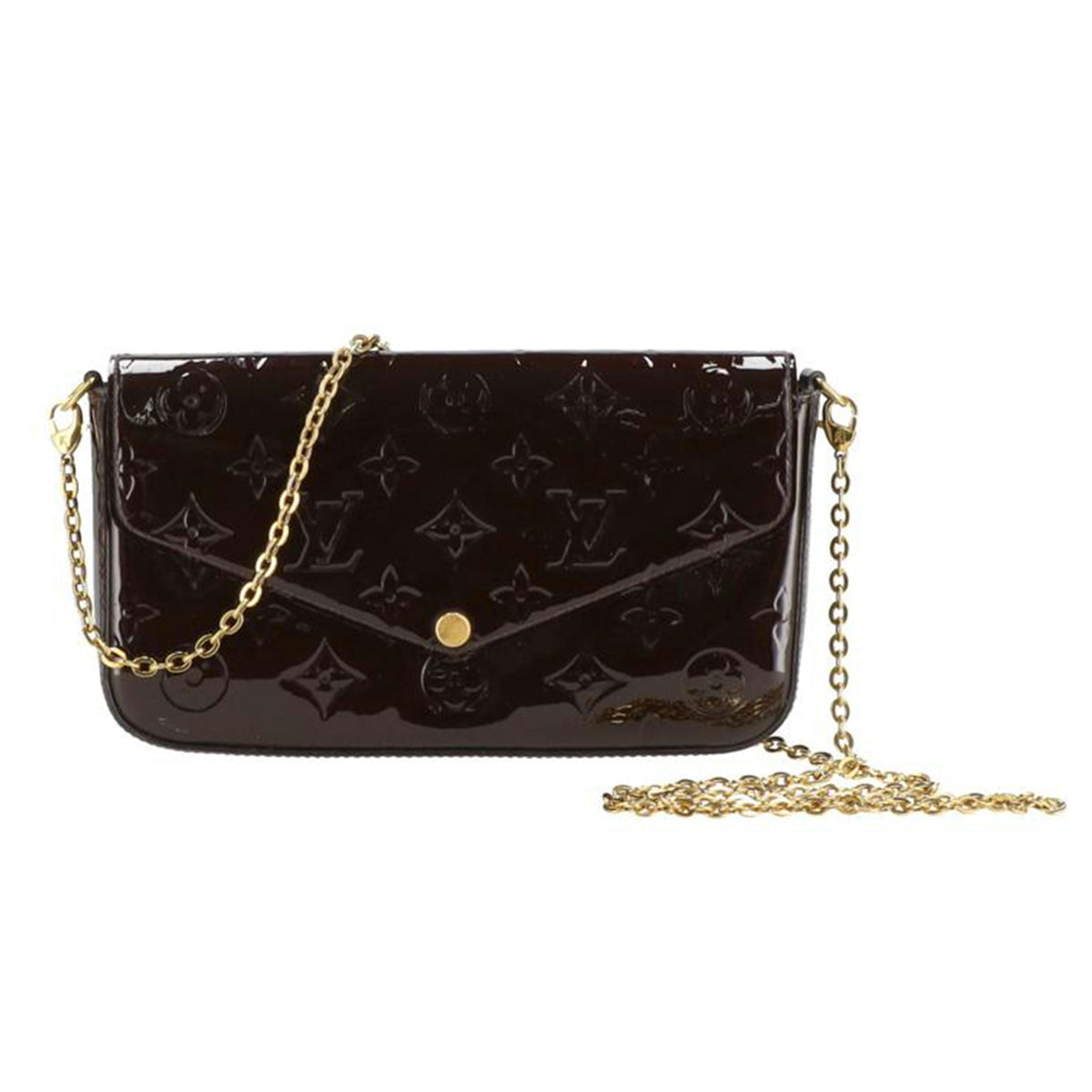 LOUIS VUITTON ルイヴィトン/ポシェットフェリシー /ヴェルニ アマラント /M61267//RFI*/Aランク/75